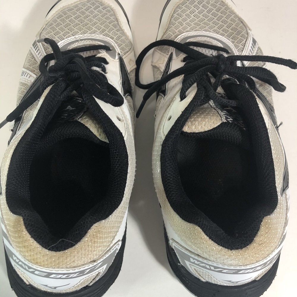 Mizuno Wave Supersonic Women's Size 8 Shoes White/Black Volleyball V1GC184008 - Picture 5 of 9